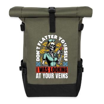 Infirmière praticienne Ne flottez pas Infirmière auxiliaire - Sac à dos roll top - olive/noir - Devant