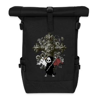 Halloween Kreuz Kreuze Kruzifix okkult spirituell - Rolltop Rucksack - Schwarz - Vorne