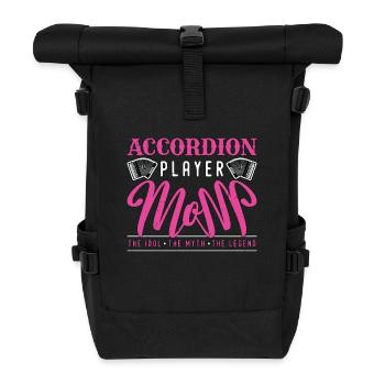 Accordéoniste Maman L’idole La mélomane - Sac à dos roll top - noir - Devant