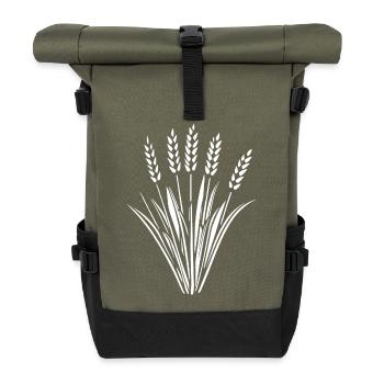 5 épis de blé - Sac à dos roll top - olive/noir - Devant