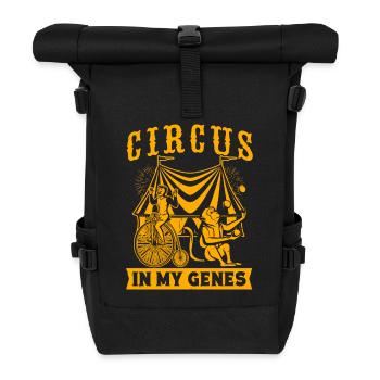 Circus In My Genes Circus Performer Costume Gifts - Rolltop Rucksack - Schwarz - Vorne