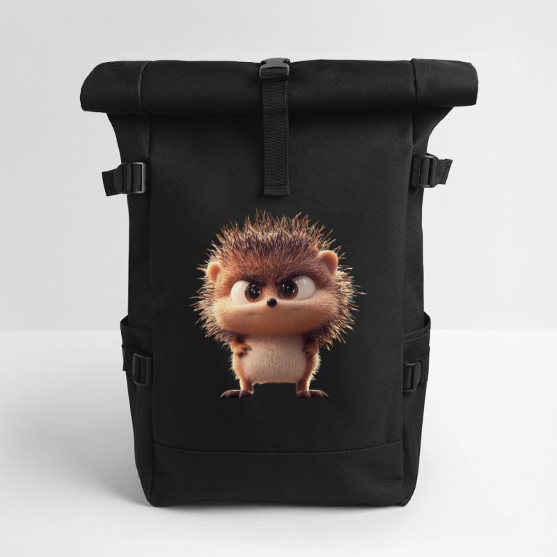 Hérisson Hérisson à ventre blanc Hérisson épineux Amour Hérisson mignon Sac à dos roll top