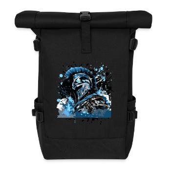 Spartan Helmet Mythology - Roll Top Backpack - black - Front