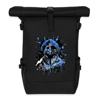 Mythologie du casque de Sparte - Sac à dos roll top - noir - Devant