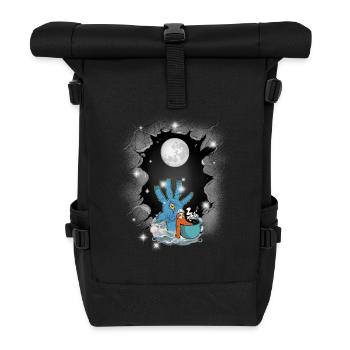 Halloween Fantasy lustig gruselig spaßig - Rolltop Rucksack - Schwarz - Vorne