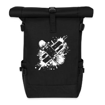 Skateboarding - Roll Top Backpack - black - Front