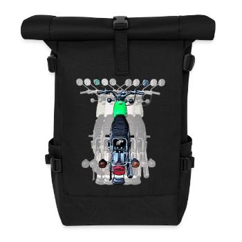 Simson S51 - Rolltop Rucksack - Schwarz - Vorne