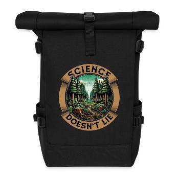 Environmental Science Doesn't Lie Soil Scientist - Roll Top Backpack - black - Front