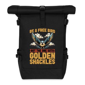 Bird Enthusiast Be A Free Bird Wildlife Enthusiast - Rolltop Rucksack - Schwarz - Vorne