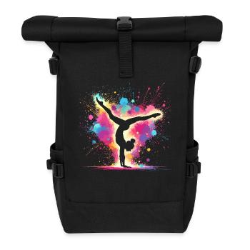 Gymnastique Gymnastique Gymnaste Acrobatie Gymnastique au sol - Sac à dos roll top - noir - Devant