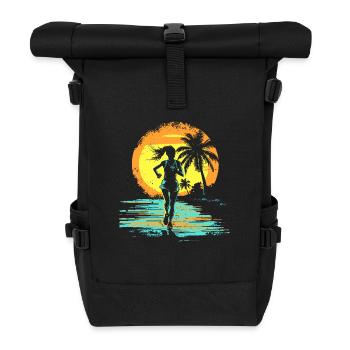 Runner - Roll Top Backpack - black - Front