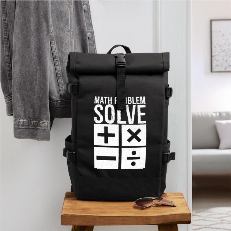 math problem solve Rolltop Rucksack