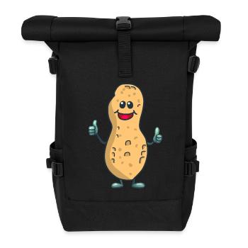 Winner Peanut Win Win Success Successful - Roll Top Backpack - black - Front