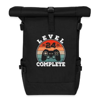 24e anniversaire de mariage 24 ans de mariage Marié Gamer - Sac à dos roll top - noir - Devant