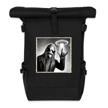 Rock, Rocker, Musique rock, Heavy metal, Rock Hand - Sac à dos roll top - noir - Devant