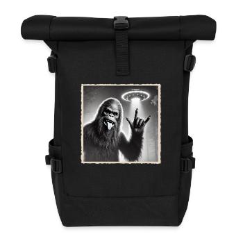 Rock, Rocker, Musique rock, Heavy metal, Rock Hand - Sac à dos roll top - noir - Devant