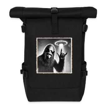 Rock, Rocker, Musique rock, Heavy metal, Rock Hand - Sac à dos roll top - noir - Devant
