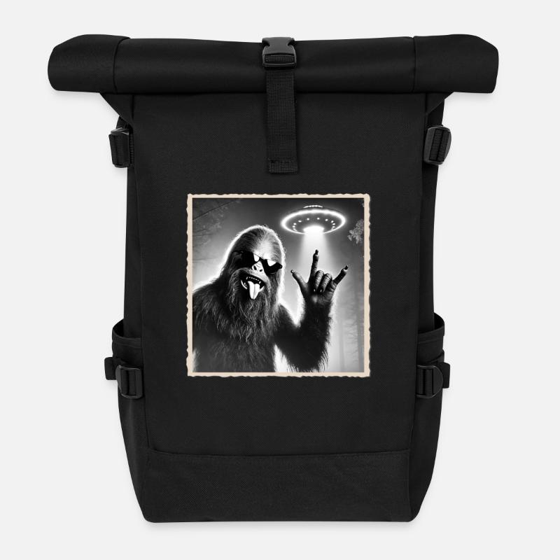 Rock, Rocker, Rock Musik, Heavy Metal, Rock Hand - Rolltop Rucksack - Schwarz