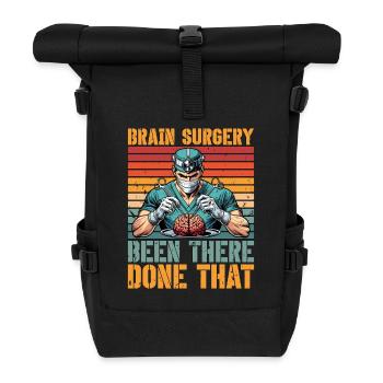Neurosurgeon Brain Surgery Been There Neurologist - Rolltop Rucksack - Schwarz - Vorne