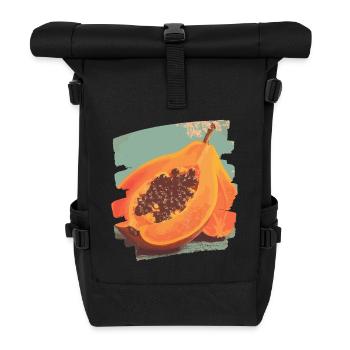 Papaya - Rolltop Rucksack - Schwarz - Vorne