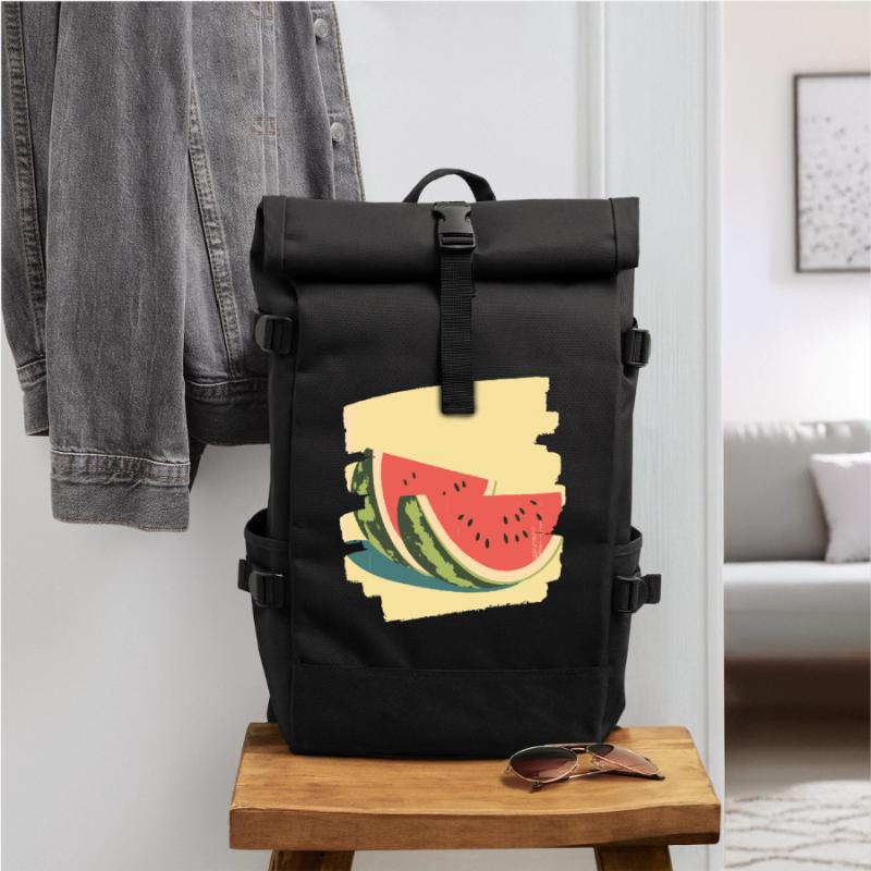 Pastèque Sac à dos roll top