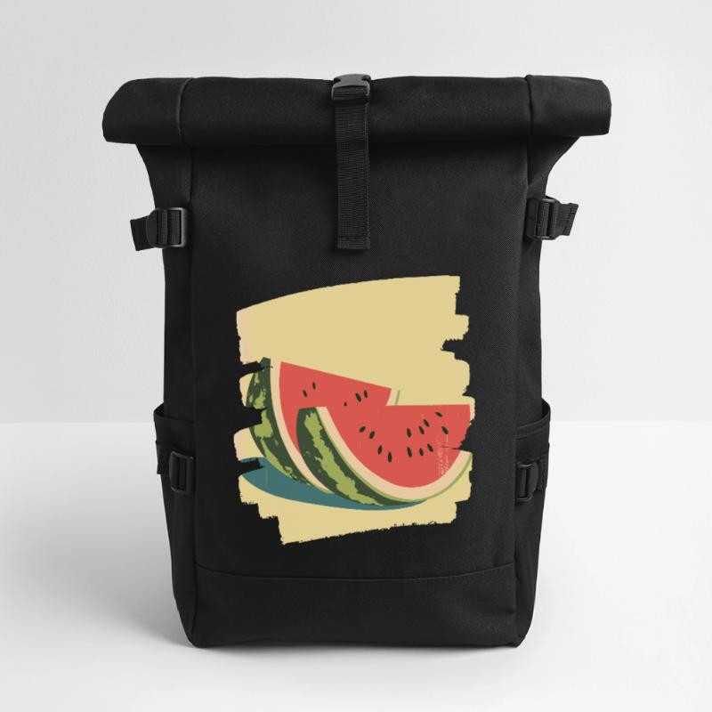Pastèque Sac à dos roll top