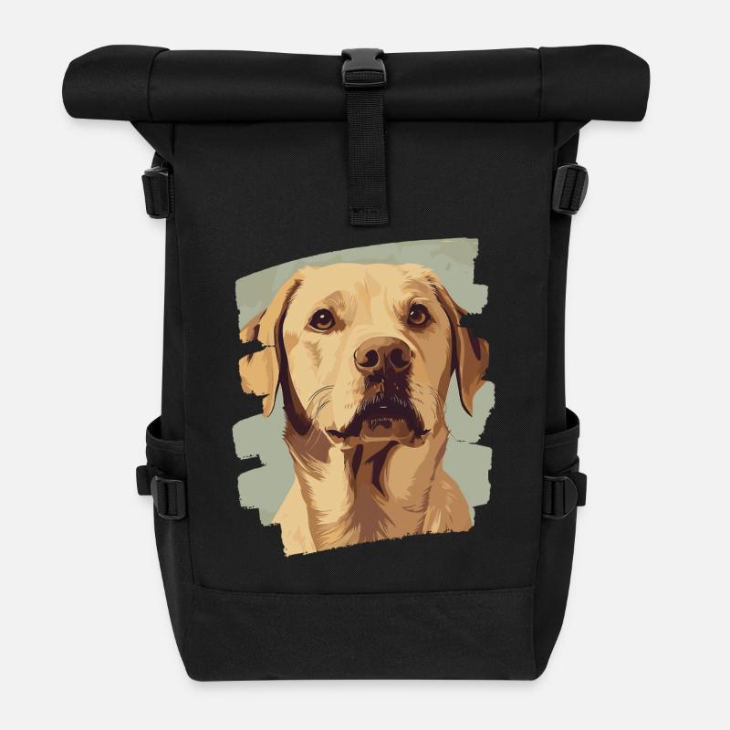 Labrador - Rolltop Rucksack - Schwarz