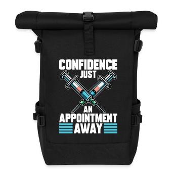Plastic Surgery Confidence Just Cosmetic Surgeon - Rolltop Rucksack - Schwarz - Vorne