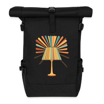 Lampe Musique Des Années 70 - Sac à dos roll top - noir - Devant