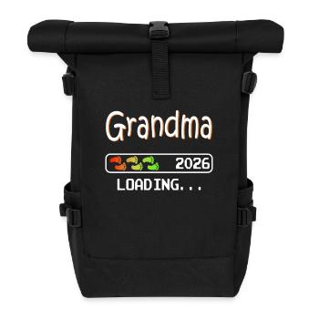 Future grand-mère 2026 chargement future grand-mère - Sac à dos roll top - noir - Devant
