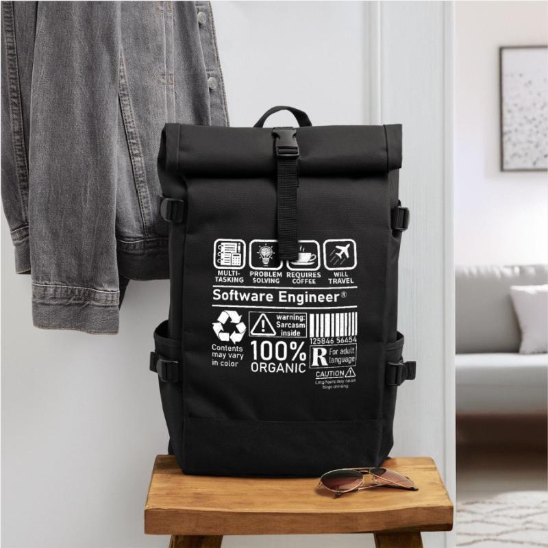 software engineer multi tasking problem solving Rolltop Rucksack