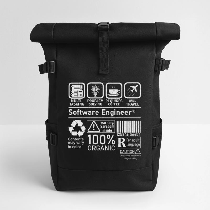 software engineer multi tasking problem solving Rolltop Rucksack