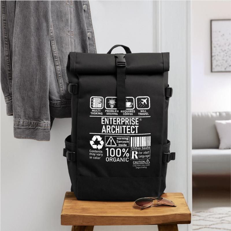 Enterprise Architect multi tasking problem solving Rolltop Rucksack