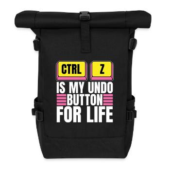 Codeur Ctrl + Z est mon bouton d’annulation Développeur Web - Sac à dos roll top - noir - Devant