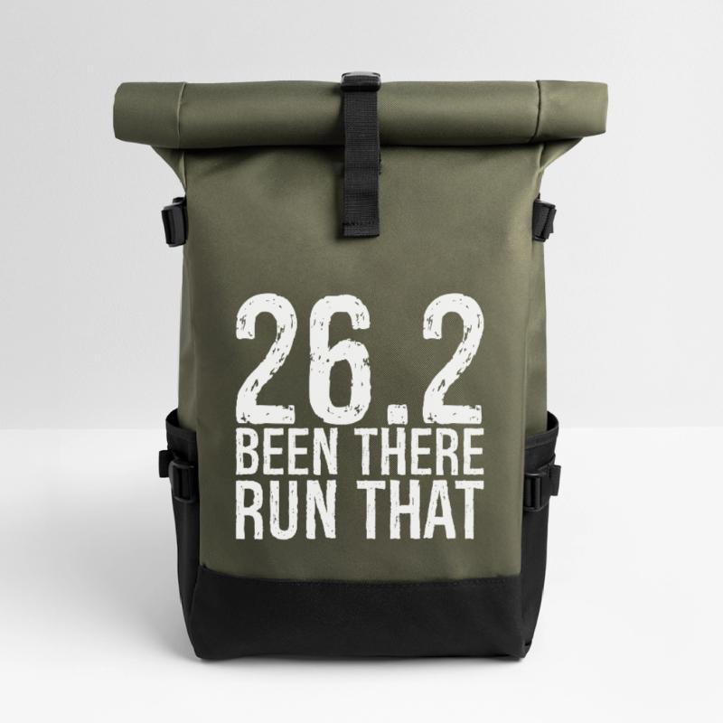 26 been there run that Roll Top Backpack