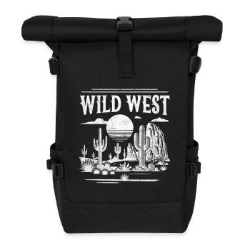 Wild West - Roll Top Backpack - black - Front