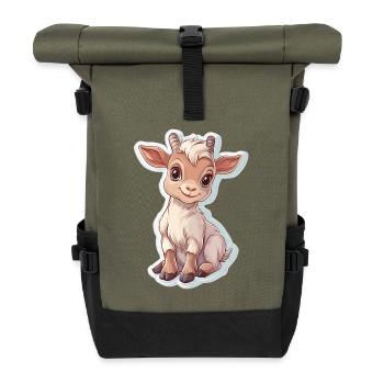 Ziege - Rolltop Rucksack - Olive/Schwarz - Vorne