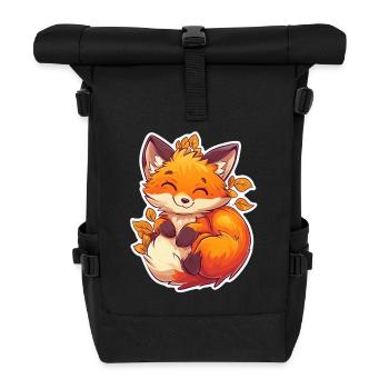 Renard - Sac à dos roll top - noir - Devant