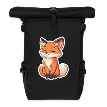 Renard - Sac à dos roll top - noir - Devant