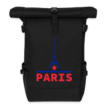 Paris Football - Passion de la Capitale - Sac à dos roll top - noir - Devant