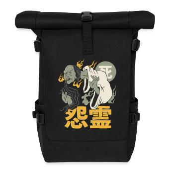 Japanese Demon - Roll Top Backpack - black - Front