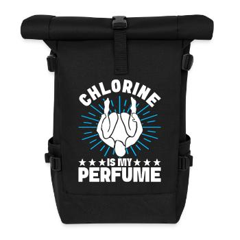 Diving diving board - Roll Top Backpack - black - Front