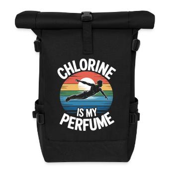 Diving diving board - Roll Top Backpack - black - Front