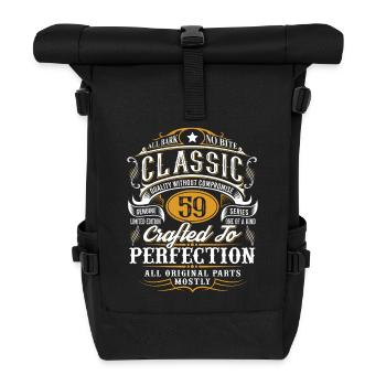59e anniversaire Vintage Custom Classic - Sac à dos roll top - noir - Devant