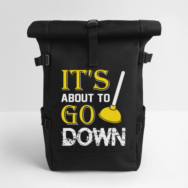 Heating Engineer Heating Construction Plumber Plumber Roll Top Backpack