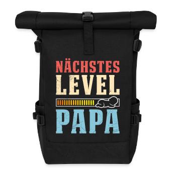 Gamer NEXT LEVEL DAD Funny - Roll Top Backpack - black - Front