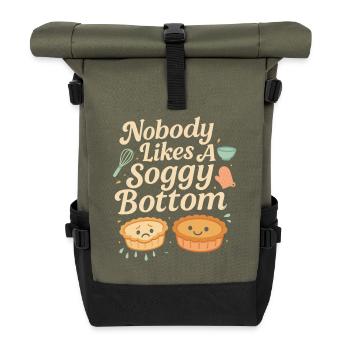 On n’est jamais trop vieux pour jouer dans la terre battue - Sac à dos roll top - olive/noir - Devant