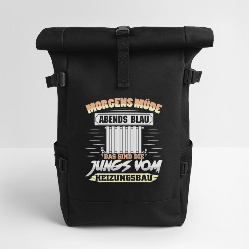 Heating Engineer Heating Construction Plumber Plumber Roll Top Backpack
