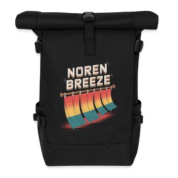 Noren Breeze Pop Culture Japanese Aesthetic - Rolltop Rucksack - Schwarz - Vorne
