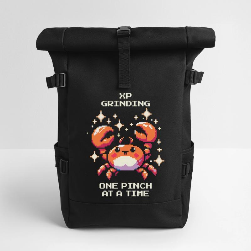 Grinding XP: Scissors by Scissors | Crab, Beach Roll Top Backpack